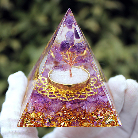 Orgonite Pyramid Resin Energy Generators PW-WG427A5-07-1