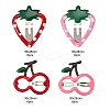 24Pcs 4 Style Iron Snap Hair Clips PHAR-LS0001-02-4