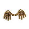 Tibetan Style Alloy Charms X-MLF0073Y-NF-1