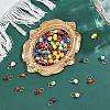 84Pcs 14 Style Synthetic Turquoise Pendant PALLOY-FH00074-4
