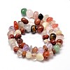 Mixed Natural Gemstone Nuggets Bead Strands G-J337-14-2