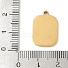 304 Stainless Steel Enamel Pendants STAS-I322-83G-C-3