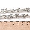 Tibetan Style Butterfly Alloy Bead Strands TIBEB-O007-07-RS-2