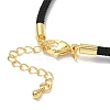 3MM Nylon Milan Cord Necklace Making NJEW-H084-01G-38-2