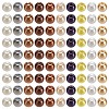 1000Pcs 10 Colors Baking Paint Pearlized Glass Imitation Pearl Round Beads HY-SP0001-01D-1