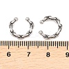 316 Stainless Steel Hoop Nose Rings AJEW-C044-05C-AS-5