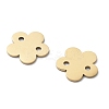 304 Stainless Steel Laser Cut Flower Connector Charms STAS-M111-12G-03-2