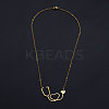 201 Stainless Steel Pendant Necklaces NJEW-S105-JN526-2-2