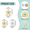 9Pcs 3 Styles Synthetic Turquoise Pendants STAS-TA0006-41-4