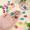 20Pcs 10 Colors Glass Enamel Beads LAMP-PA0001-44D-3