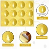 34 Sheets Self Adhesive Gold Foil Embossed Stickers DIY-WH0509-081-3