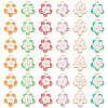 108Pcs 6 Colors Alloy Enamel Pendants FIND-TA0006-62-2