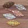 Brass Hair Barrettes OHAR-PW0001-199AB-2