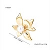 304 Stainless Steel with Plastic Pearl Cuff Open Rings for Women FS-WGC34D6-01-1