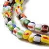 Opaque Handmade Lampwork Beads Strands X-LAMP-H061-04-4