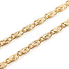 Brass Lumachina Chain Necklace for Women NJEW-TA0001-15-3
