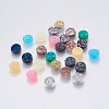 Imitation Druzy Gemstone Resin Cabochons RESI-E012-02-1