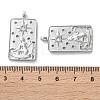 Brass Micro Pave Cubic Zirconia Pendants KK-C079-05P-3