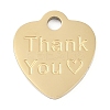 304 Stainless Steel Charms STAS-I325-136H-G-1