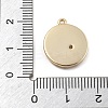 Brass Micro Pave Cubic Zirconia Pendants KK-D283-32G-02-3