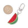 3Pcs Watermelon Resin Pendant Decorations HJEW-JM02582-3