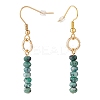 Dyed Natural Malaysia Jade Beads Dangle Earrings EJEW-JE04709-01-3