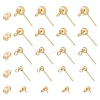30Pcs 5 Styles 304 Stainless Steel Ball Post Stud Earring Findings STAS-PH0001-48-1