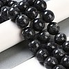 Natural Larvikite Beads Strands G-G118-B02-01-2