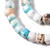 Natural Howlite Beads Strands G-G001-A03-08-4