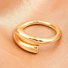 Brass Cuff Rings for Women RJEW-Z113-15G-4