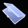 Transparent Plastic Storage Box CON-WH0070-13A-2