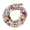 Natural Mexican Agate Beads Strands G-G345-B01-6mm-3