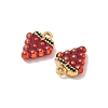 304 Stainless Steel Enamel Pendants STAS-I351-14G-2