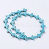 Synthetic Turquoise Beads Strands G-E456-15A-12x16m-2