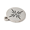 Non-Tarnish 201 Stainless Steel Pendants LS-STAS-E015-07P-3