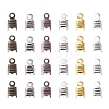 300Pcs 6 Colors Iron Folding Crimp Ends IFIN-YW0003-25-1