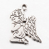Tibetan Style Alloy Pendants X-TIBEP-Q063-08AS-RS-1