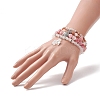 4Pcs 4 Style Natural Mixed Gemstone Beaded Stretch Bracelets Set BJEW-JB09263-5