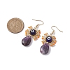 Natural Tiger Eye Dangle Earrings EJEW-MZ00169-01-3