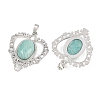 Natural Amazonite Pendants G-A315-04C-P-2