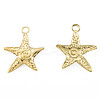 Ion Plating(IP) 201 Stainless Steel Pendants STAS-N098-230LG-1