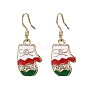 Alloy Enamel Dangle Earrings EJEW-JE06606-2