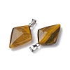 Natural Tiger Eye Pendants G-C110-05C-P-2