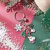 Alloy Enamel Brass Bell Keychains KEYC-TA00039-1