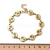 12 Constellations 304 Stainless Steel Link Chain Bracelets BJEW-I239-01G-03-5