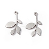 Non-Tarnish 304 Stainless Steel Pendants LS-STAS-E186-06P-1