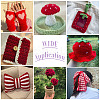 5 Skeins 5 Colors Red Color Theme Acrylic Fiber Yarn OCOR-TA0003-19A-8