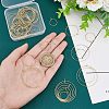 304 Stainless Steel Wine Glass Charms Rings STAS-UN0001-72G-2