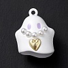 Halloween Spray Painted Alloy Pendants LS-PALLOY-R139-02B-01-1