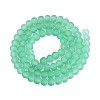 Baking Paint Frosted Glass Beads Strands X-FGLA-N003-6mm-03-2